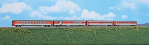 ACME 55218 - H0 - 4-tlg. Set Personenwagen EC Alois Negrelli, Ep. V-VI, CD